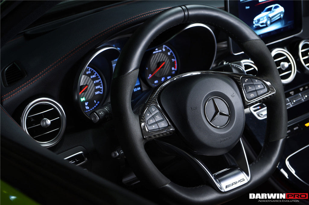 2015-2021 Mercedes Benz W205 C63 S AMG Sedan Dry Carbon Fiber Interior