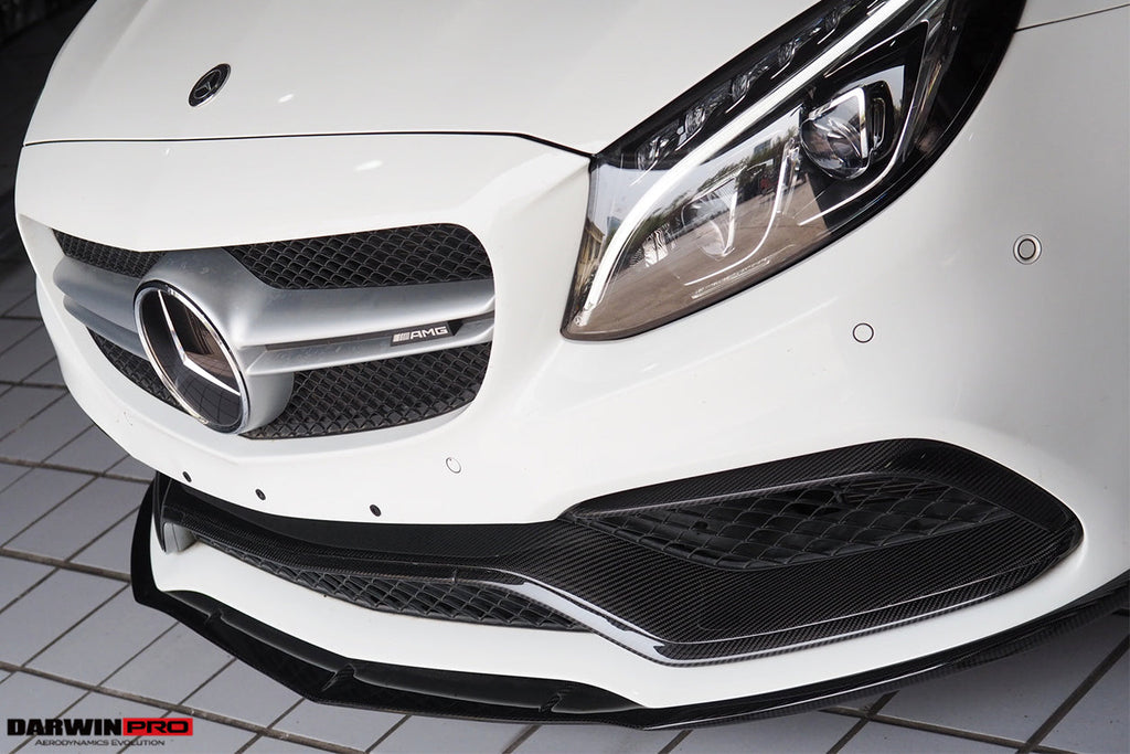 2015-2021 Mercedes Benz W205 C63 S AMG Carbon Fiber Front Canards