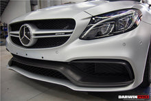 Load image into Gallery viewer, 2015-2021 Mercedes Benz W205 C63 S AMG Carbon Fiber Front Canards