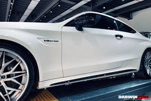 Load image into Gallery viewer, 2015-2021 Mercedes Benz W205 C63 &amp; S AMG Coupe Carbon Fiber Side Skirts Extension