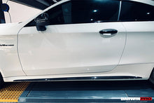 Load image into Gallery viewer, 2015-2021 Mercedes Benz W205 C63 &amp; S AMG Coupe Carbon Fiber Side Skirts Extension