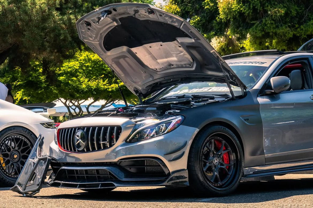 2015-2018 Mercedes Benz W205 C63 S AMG Sedan Carbon Fiber Fender
