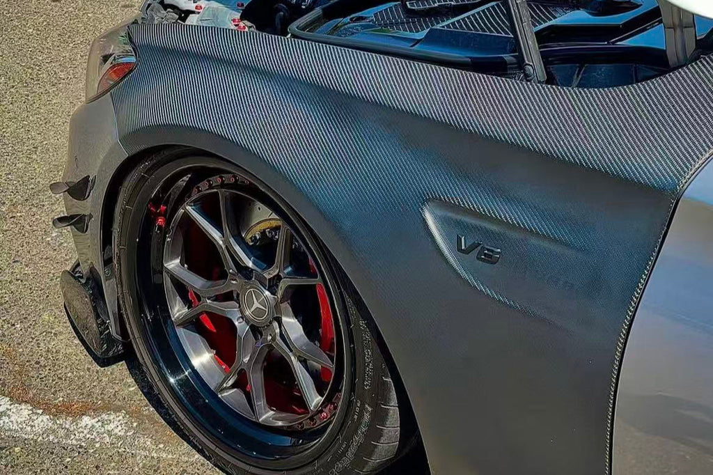 2015-2018 Mercedes Benz W205 C63 S AMG Sedan Carbon Fiber Fender