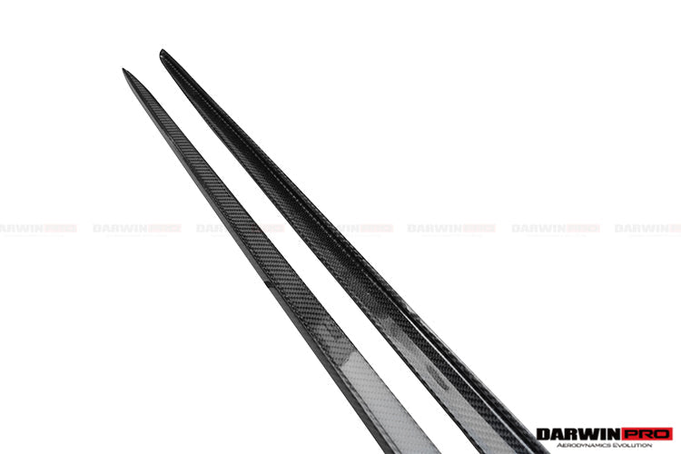 2015-2021 Mercedes Benz W205 C63 & S AMG Coupe Carbon Fiber Side Skirts Extension