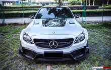 Load image into Gallery viewer, 2015-2021 Mercedes Benz W205 C63 S AMG Sedan IMP Performance Partial Carbon Fiber front bumper - DarwinPRO Aerodynamics