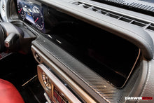 Load image into Gallery viewer, 2019-2023 Mercedes Benz W464 G550 G63 AMG G-Class Dry Carbon Fiber Screen Surround Panel Replacement
