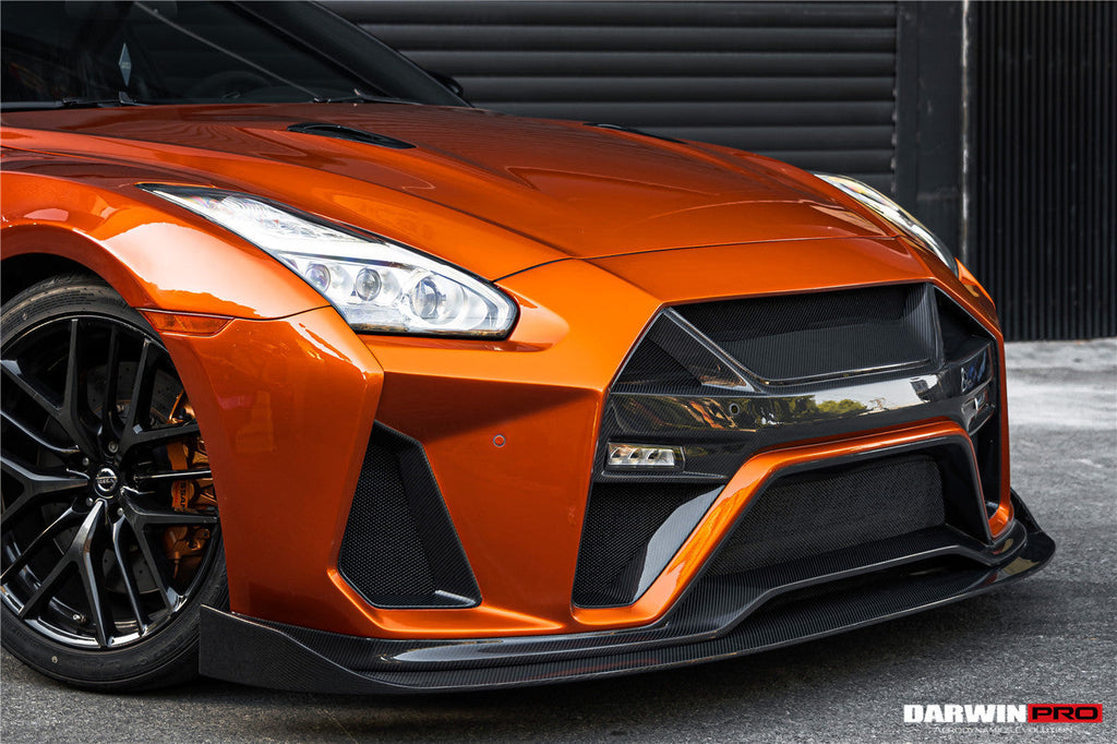 DarwinPRO 2008-2022 Nissan GTR R35 CBA & DBA & EBA BKSSII Style Front Bumper