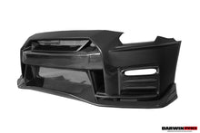 Load image into Gallery viewer, DarwinPRO 2008-2016 Nissan GTR R35 CBA DBA Ver17 NSM Style Partial Carbon Fiber Front Bumper