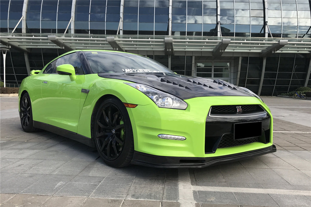 2012-2016 Nissan GTR R35 DBA NSM Style Partial Carbon Fiber Front Lip