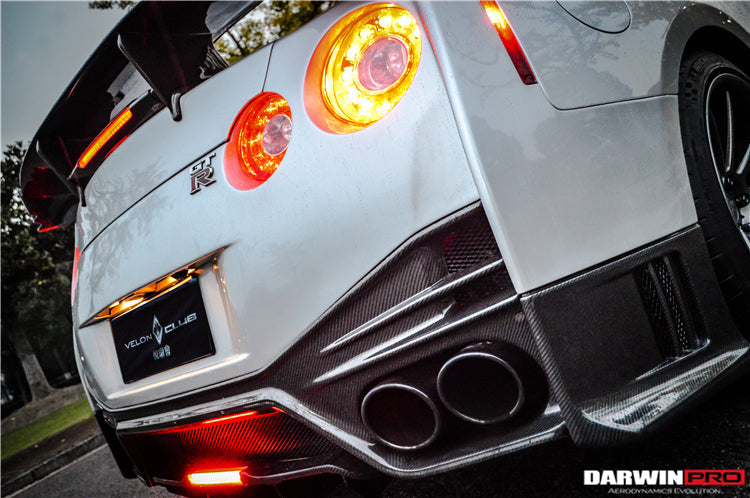 DarwinPRO 2008-2022 Nissan GTR R35 CBA DBA EBA NSM Style Partial Carbon Fiber Rear Bumper