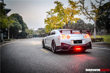 Load image into Gallery viewer, 2012-2022 Nissan GTR R35 DBA &amp; EBA NSM Style Carbon Fiber Rear Diffuser Undertary With canards &amp; break light