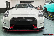 Load image into Gallery viewer, 2008-2016 Nissan GTR R35 CBA DBA Ver15 NSM Style Partial Carbon Fiber Front Bumper