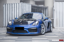 Load image into Gallery viewer, DarwinPRO 2012-2025 Porsche 718 &amp; 981 Cayman &amp; Boxster GT2RS Style Carbon Fiber Hood