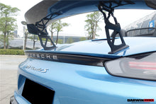 Load image into Gallery viewer, DarwinPRO 2016-2025 Porsche 718 Cayman &amp; Boxster BKSS Style Carbon Fiber Rear Trim - DarwinPRO Aerodynamics
