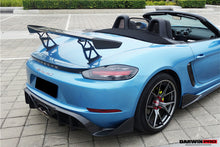 Load image into Gallery viewer, DarwinPRO 2016-2025 Porsche 718 Cayman &amp; Boxster BKSS Style Carbon Fiber Rear Trim - DarwinPRO Aerodynamics