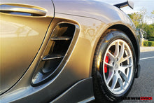 Load image into Gallery viewer, DarwinPRO 2016-2025 Porsche 718 Cayman &amp; Boxster Carbon Fiber Side Air Vents - DarwinPRO Aerodynamics