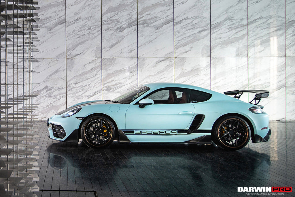 DarwinPRO 2016-2025 Porsche 718 Cayman & Boxster Carbon Fiber Side Air Vents - DarwinPRO Aerodynamics