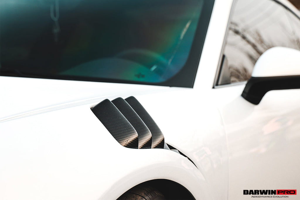 2012-2015 Porsche 911 991.1 Carrera S Targa 4 4S GT2RS Style Partial Carbon Fiber Fender - DarwinPRO Aerodynamics