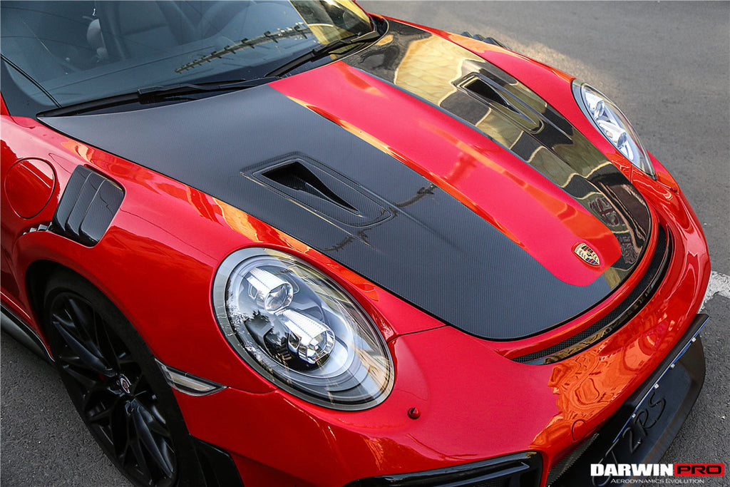 2016-2019 Porsche 911 991.2 Carrera Targa 4 4S GT2RS Style Partial Carbon Fiber Fender - DarwinPRO Aerodynamics