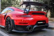 Load image into Gallery viewer, DarwinPRO 2016-2019 Porsche 911 991.2 Carrera &amp; S GT2RS Style Partial Carbon Fiber Rear Bumper - DarwinPRO Aerodynamics