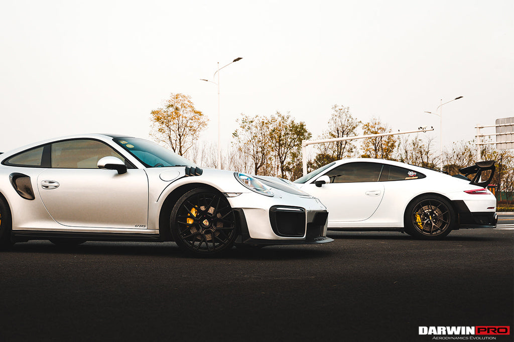 2012-2015 Porsche 991.1 Carrera S GT2RS Style Carbon Fiber Side Skirts - DarwinPRO Aerodynamics