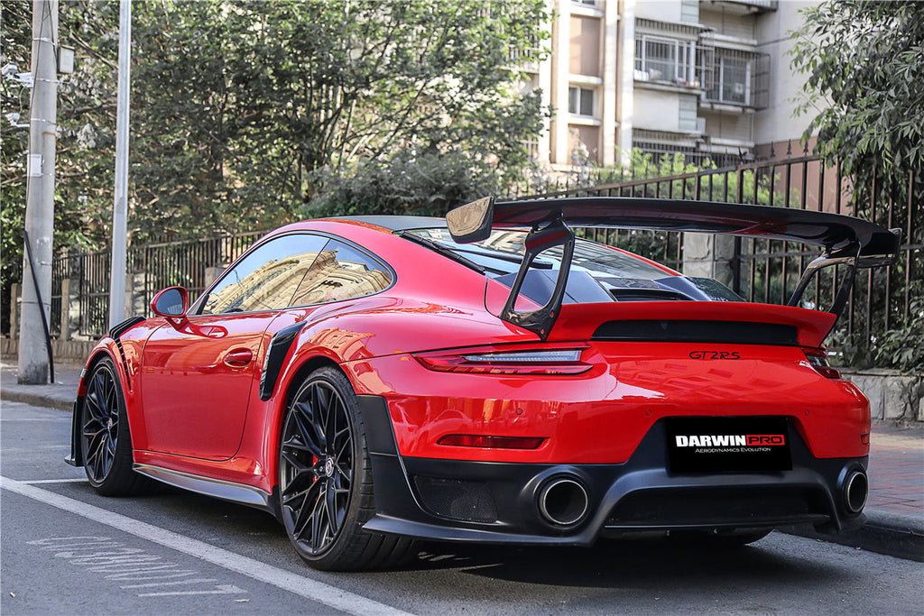 2016-2019 Porsche 911 991.2 Carrera & S & 4S GT2RS Style Carbon Fiber Trunk Spoiler Wing - DarwinPRO Aerodynamics