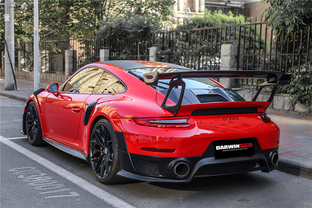 2016-2019 Porsche 911 991.2 Carrera & S & 4S GT2RS Style Carbon Fiber Trunk Spoiler Wing - DarwinPRO Aerodynamics