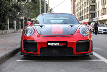 Load image into Gallery viewer, DarwinPRO 2016-2019 Porsche 911 991.2 Carrera &amp;Targa 4 &amp; 4S GT2RS Style Partial Carbon Fiber Front Bumper - DarwinPRO Aerodynamics