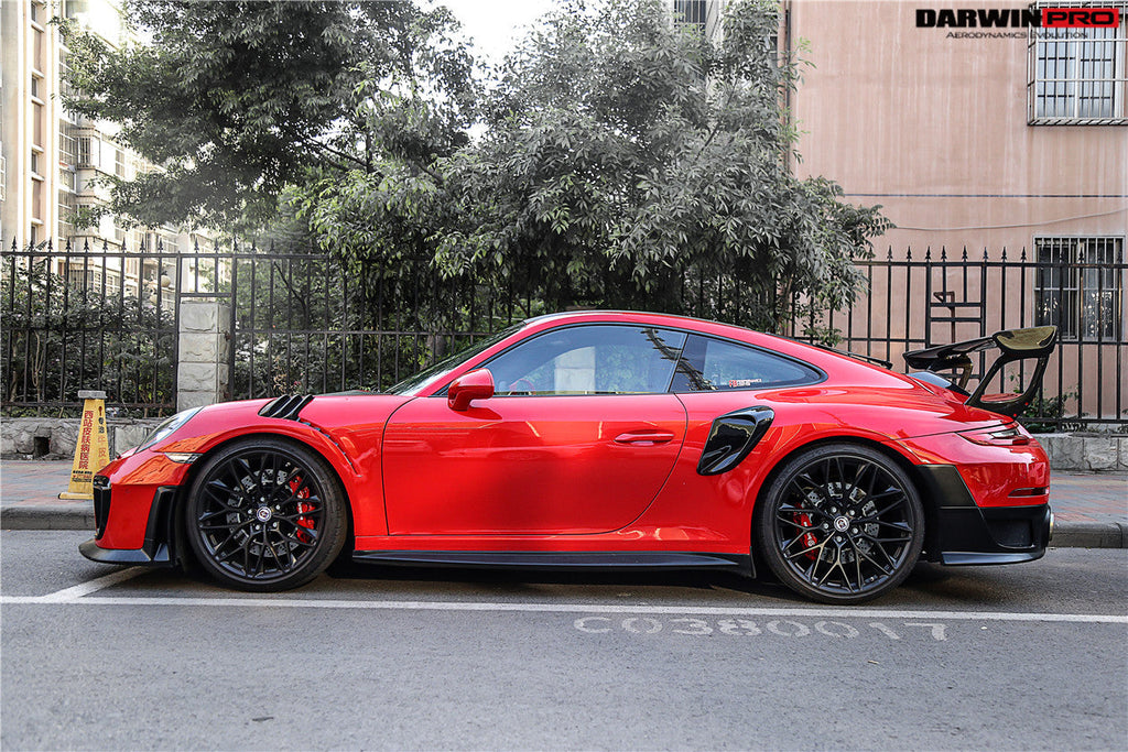 2012-2019 Porsche 911 991.1 991.2 Carrera S GT2RS Style Carbon Fiber Quarter Panel Side Scoops - DarwinPRO Aerodynamics