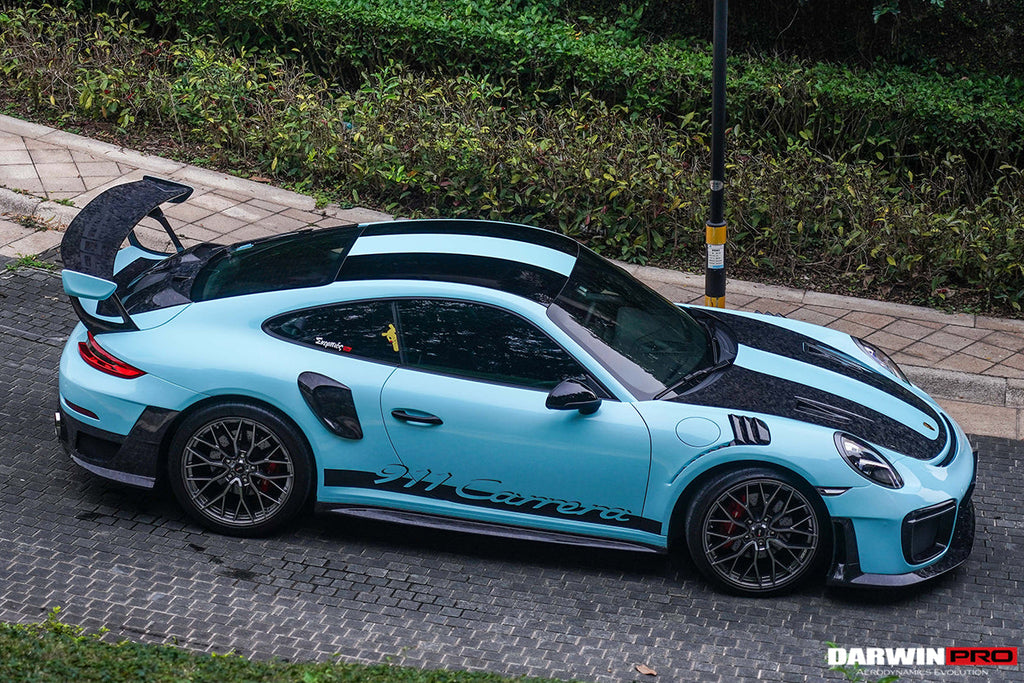 2016-2019 Porsche 911 991.2 Carrera & S & 4S GT2RS Style Carbon Fiber Trunk Spoiler Wing - DarwinPRO Aerodynamics