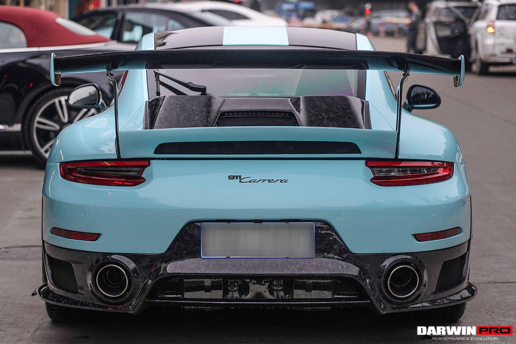 2016-2019 Porsche 911 991.2 Carrera & S & 4S GT2RS Style Carbon Fiber Trunk Spoiler Wing - DarwinPRO Aerodynamics