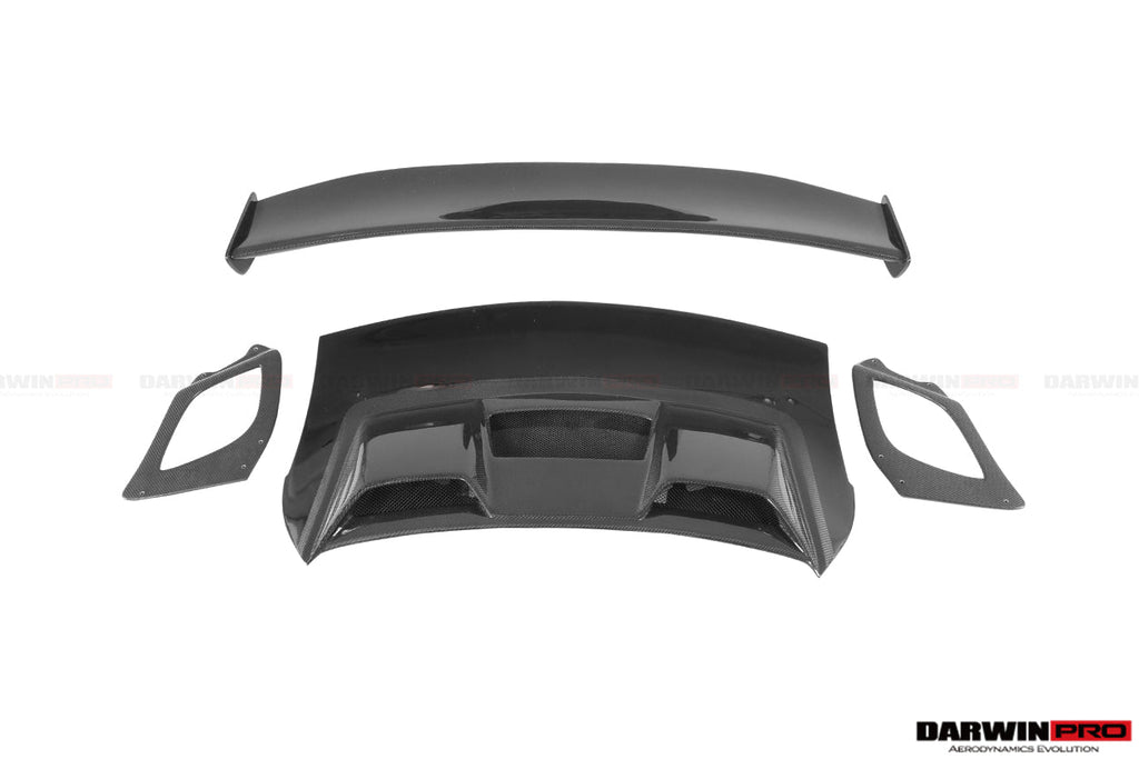 2016-2019 Porsche 911 991.2 Carrera & S & 4S GT2RS Style Carbon Fiber Trunk Spoiler Wing - DarwinPRO Aerodynamics