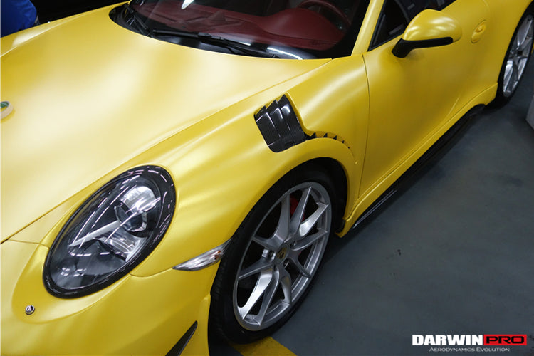 2012-2015 Porsche 911 991.1 Carrera Targa S 4 4S GT3 Convert GT3RS Style Partial Carbon Fiber Fender