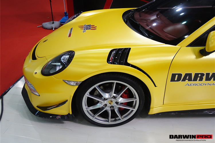 2012-2015 Porsche 911 991.1 Carrera Targa S 4 4S GT3 Convert GT3RS Style Partial Carbon Fiber Fender