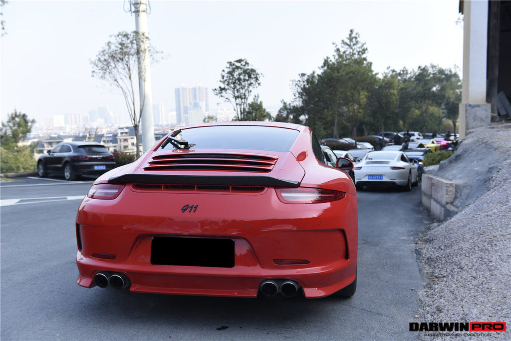 2012-2015 Porsche 911 991.1 2C Carrera and S Convert GT3 Style Rear Bumper (For Quad-Exhaust)