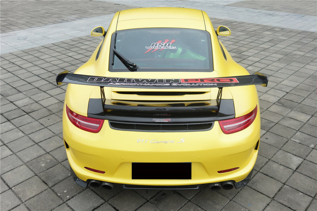 2012-2015 Porsche 911 991.1 2C Carrera and S Convert GT3V Style Rear Bumper With Diffuser (For Quad-Exhaust)