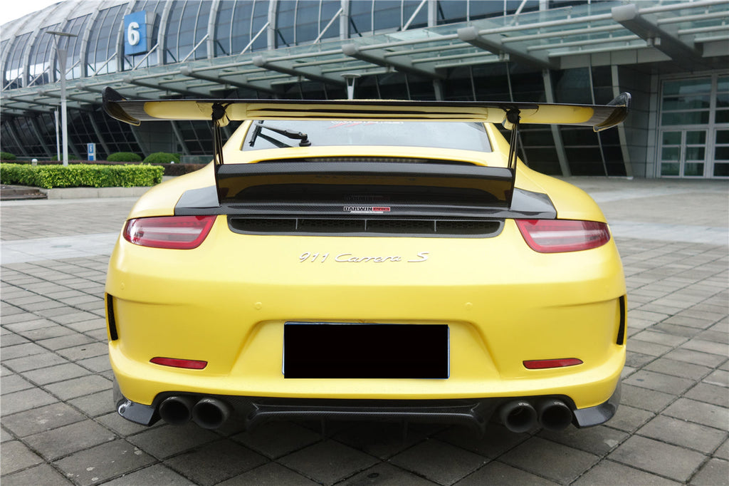 2012-2015 Porsche 911 991.1 2C Carrera and S Convert GT3V Style Rear Bumper With Diffuser (For Quad-Exhaust)