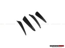 Load image into Gallery viewer, DarwinPRO 2016-2019 Porsche 911 991.2 Turbo S BKSS Style Carbon Fiber Front Canards