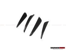Load image into Gallery viewer, DarwinPRO 2016-2019 Porsche 911 991.2 Turbo S BKSS Style Carbon Fiber Front Canards