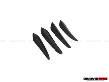Load image into Gallery viewer, DarwinPRO 2016-2019 Porsche 911 991.2 Turbo S BKSS Style Carbon Fiber Front Canards