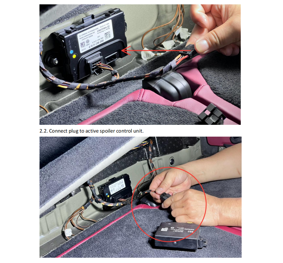 2019-2024 Porsche 911 992 Carrera Coupe And Cabriolet Spoiler Control Unit (Active Spoiler Jammer)