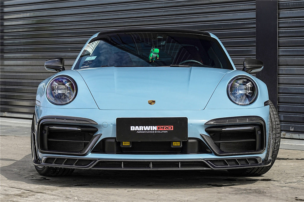 DarwinPRO 2019-2024 Porsche 911 992 Carrera & 4 & 4S & Targa & Cabriolet SD-Sport Design Model BKSSII Style Front Bumper Vent Trims
