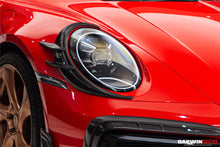 Load image into Gallery viewer, DarwinPRO 2019-2024 Porsche 911 992 Carrera &amp; S &amp; 4 &amp; 4S &amp; Targa &amp; Cabriolet BKSSII Style Headlight Eyelid Eyebrow Cover