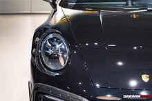 Load image into Gallery viewer, DarwinPRO 2019-2024 Porsche 911 992 Carrera &amp; S &amp; 4 &amp; 4S &amp; Targa &amp; Cabriolet BKSSII Style Headlight Eyelid Eyebrow Cover