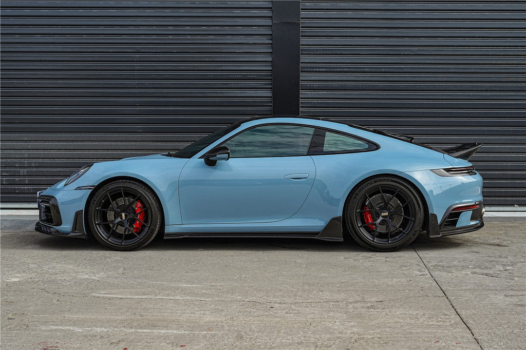 DarwinPRO 2019-2024 Porsche 911 992 Carrera & S & 4 & 4S & Targa & Cabriolet BKSSII Style Side Skirts