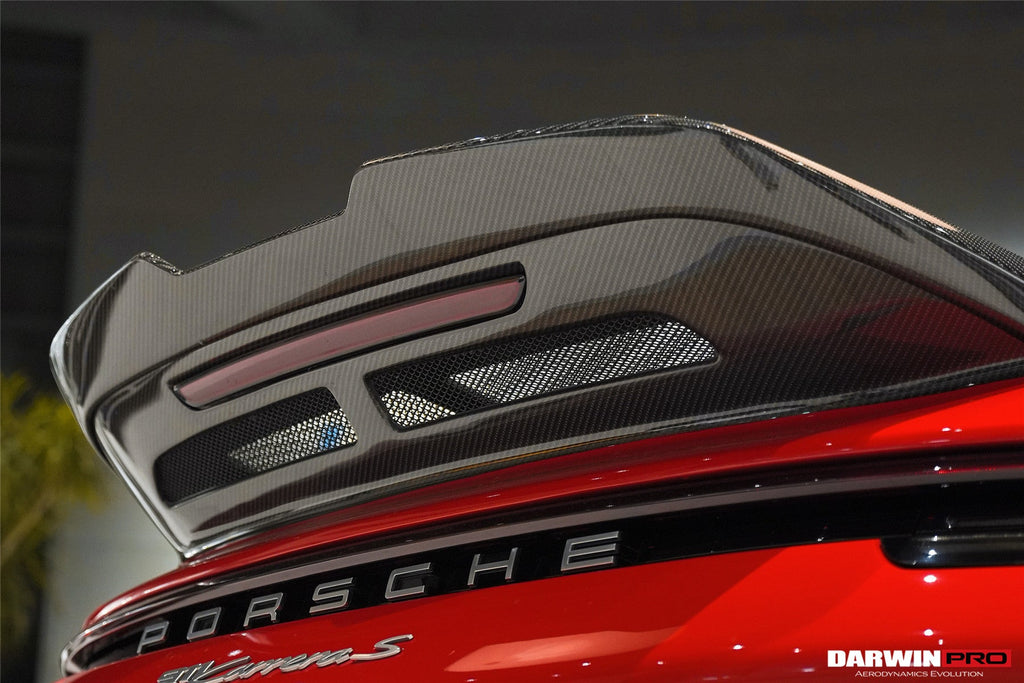 DarwinPRO 2019-2024 Porsche 911 992 Carrera S & 4 & 4S BKSS Ver.4 Style Trunk Wing