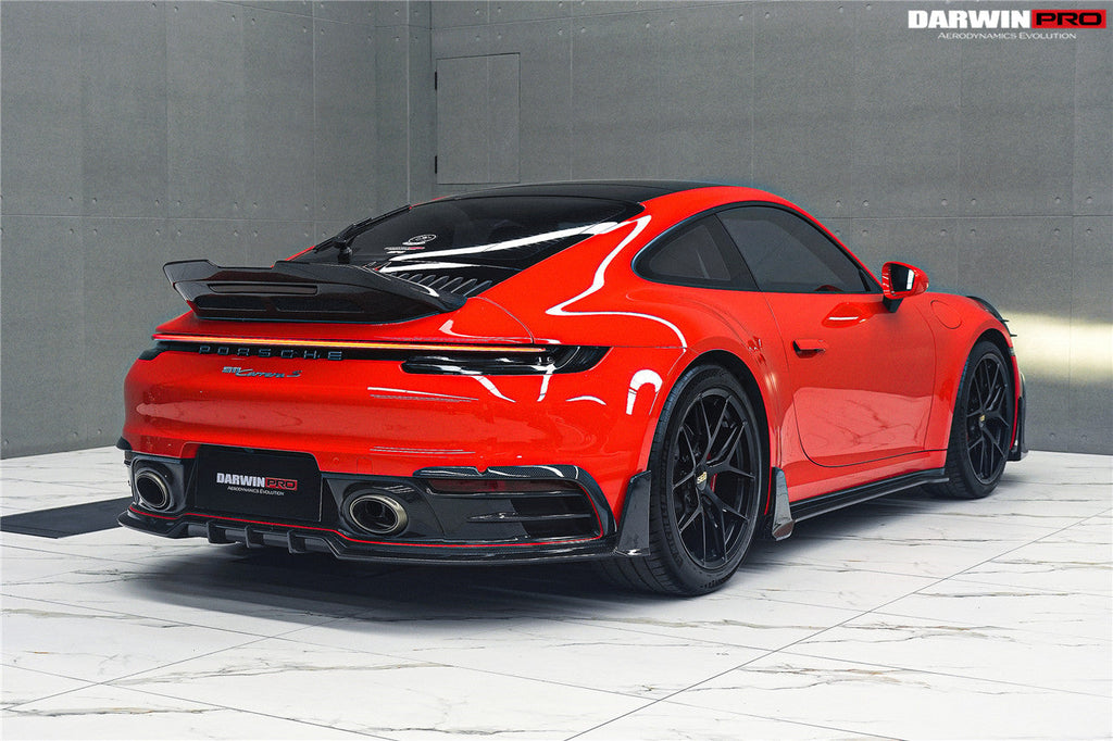 Darwinpro 2019-2024 Porsche 911 992 Carrera & Targa & 4 & 4S & Targa & Cabriolet BKSSII Style Rear Lip