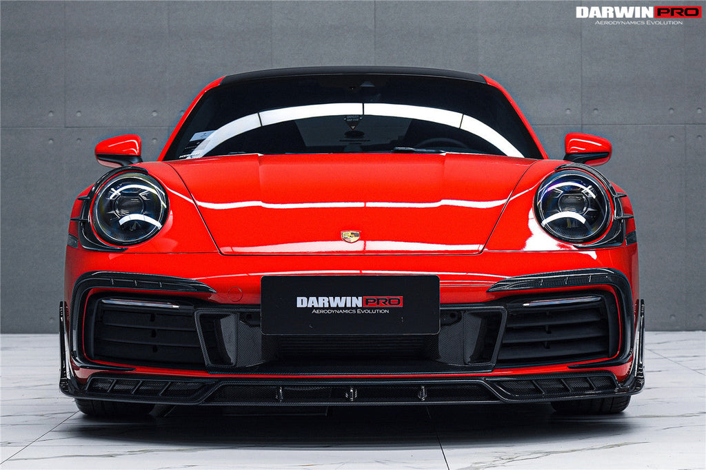 Darwinpro 2019-2024 Porsche 911 992 Carrera & 4 & 4S & Targa & Cabriolet BKSSII Style Front Bumper Vent Trims