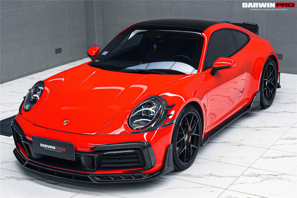 Darwinpro 2019-2024 Porsche 911 992 Carrera & 4 & 4S & Targa & Cabriolet BKSSII Style Front Bumper Vent Trims