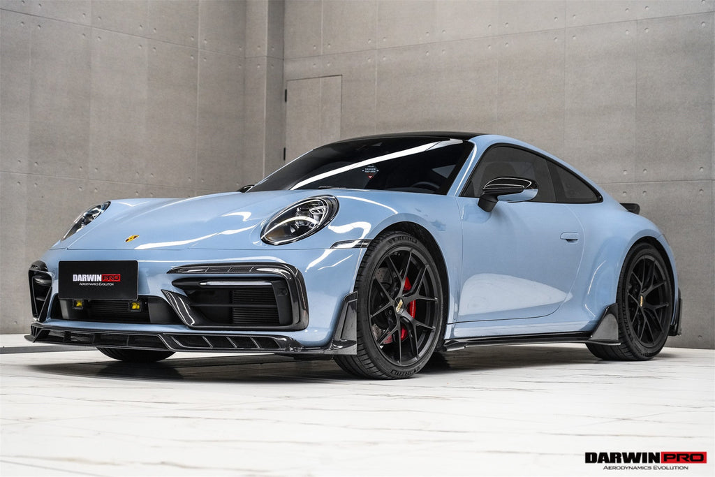 DarwinPRO 2019-2024 Porsche 911 992 Carrera & 4 & 4S & Targa & Cabriolet SD-Sport Design Model BKSSII Style Front Bumper Vent Trims